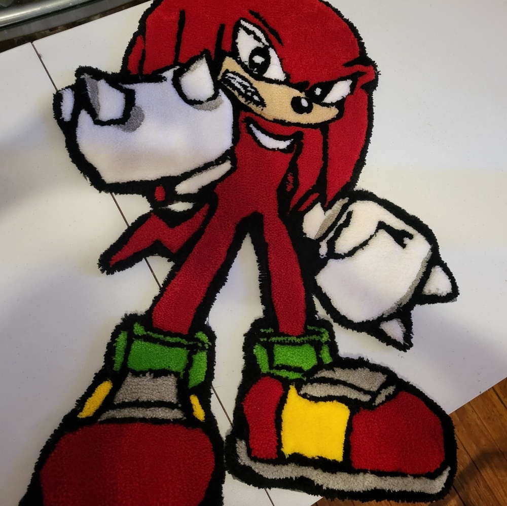 Knuckles Custom handmade rug